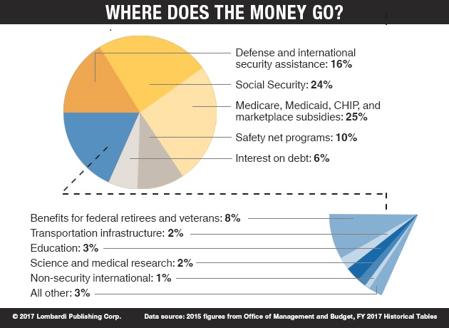 2017 Government Spending Chart