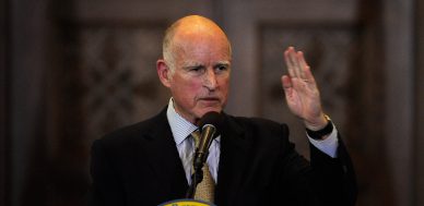 California Governor Jerry Brown