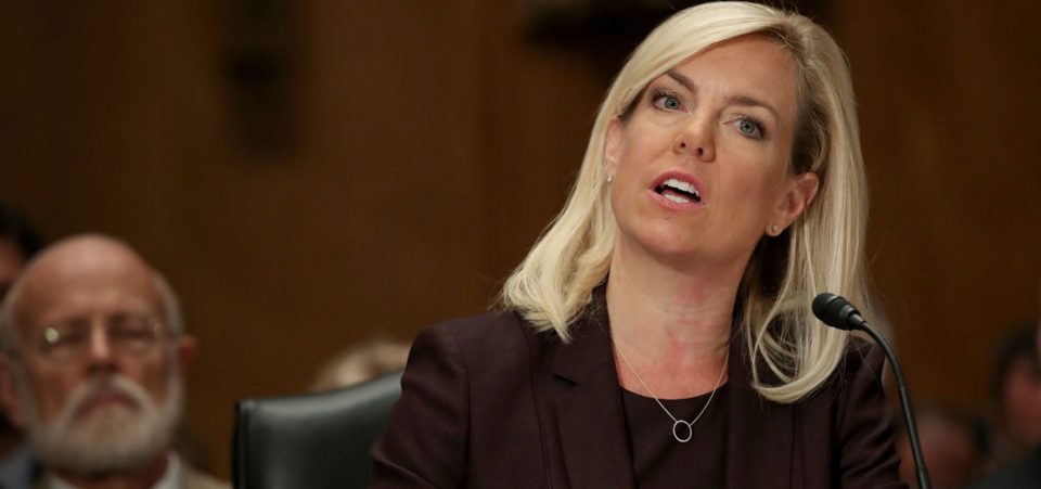 Kirstjen Nielsen, nominee to be the next Secretary of the Homeland Security Department