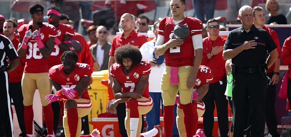 NFL Players Kneeling for Anthem